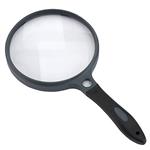 f Carson Handheld Magnifier with Rubber Grip 2x130mm