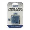 Carson Pocket Microscope MicroMini 20x Bleu
