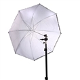 Falcon Eyes Umbrella Set Silver/White 80 cm incl. tripod and bracket