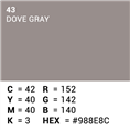 Superior Background Paper 43 Dove Grey 1.35 x 11m