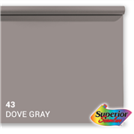 f Superior Background Paper 43 Dove Grey 1.35 x 11m