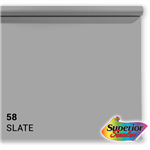 f Superior Background Paper 58 Slate Grey 1.35 x 11m