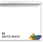 f Superior Background Paper 93 Arctic White 1.35 x 11m