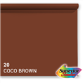 Superior Background Paper 20 Coco Brown 1.35 x 11m