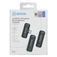 Boya 2.4 GHz Tie pin Microphone Wireless BY-WM3T2-U2 for USB-C