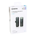 Boya 2.4 GHz Tie pin Microphone Wireless BY-WM3U for USB-C