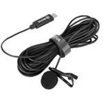f Boya Clip-on Lavalier Microphone BY-M3 for USB-C