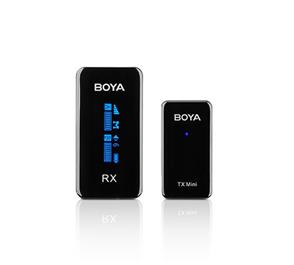 f Boya Ultra Compact Dual-Channel Wireless Microphone BY-XM6-S1 Mini
