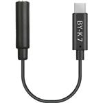 f Boya Universal Adapter BY-K7 3.5mm TRS to USB-C for DJI Osmo Action