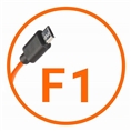 Miops Camera Connecting Cable Fujifilm F1 Orange