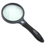 f Carson Handheld Magnifier with Rubber Grip 2x90mm