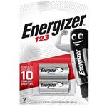 f Energizer Lithium Battery 3V CR123 (6x 2 Pieces)