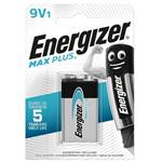 f Energizer Max Plus Alkaline Battery 9V 6LR61 (12x 1 Piece)