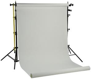 f Falcon Eyes Background System SPK-1W with 1 Roll White 1.35x11 m