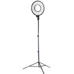 f Falcon Eyes LED Ring Lamp Dimmable DVR-300DVC with Tripod