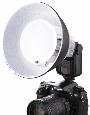 Falcon Eyes Mini Reflector Wit FGA-SR178W 17 cm voor Speedlite Camera Flitser