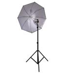f Falcon Eyes Umbrella Set White/Black 152 cm incl. tripod and bracket