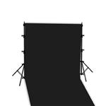 f Linkstar Background System + Cloth Black 2,9 x 5m