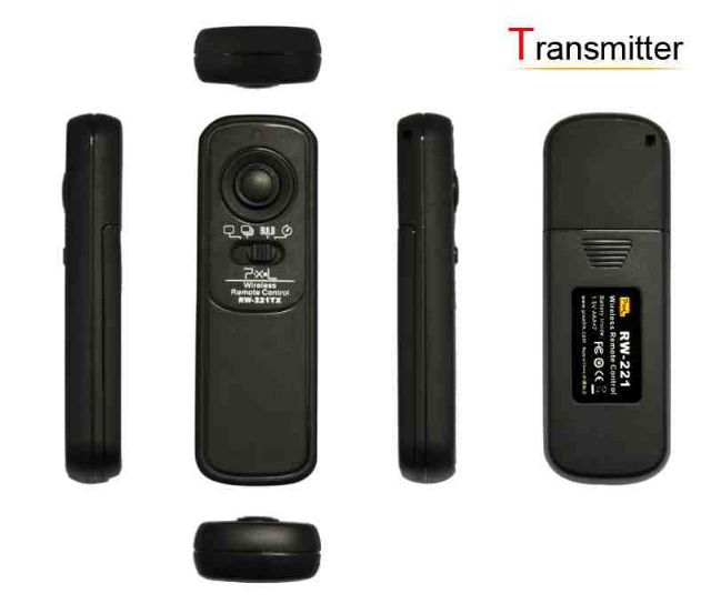 Pixel Disparador remoto inalámbrico RW-221/N3 Oppilas para Canon
