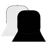 f StudioKing Background Board BBT-01-20 White/Black 150x400 cm