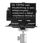 f StudioKing Teleprompter Autocue TEP02 for Tablets