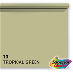 f Superior Background Paper 13 Tropical Green 1.35 x 11m