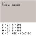 Superior Background Paper 23 Dull Aluminum 1.35 x 11m