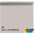 f Superior Background Paper 23 Dull Aluminum 1.35 x 11m