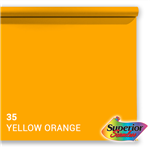 f Superior Background Paper 35 Yellow-Orange 1.35 x 11m