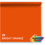 f Superior Background Paper 39 Bright Orange 1.35 x 11m