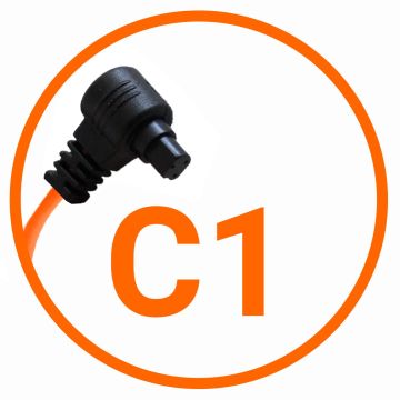 Miops Camera Connecting Cable Canon C1 Orange