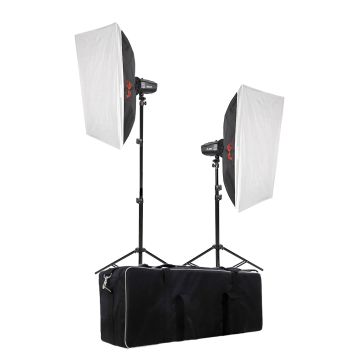 Falcon Eyes Studio Flash Set SSK-2200D with Bag