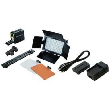Falcon Eyes LED Lamp Set Dimmable DV-96V-K2 incl. Battery