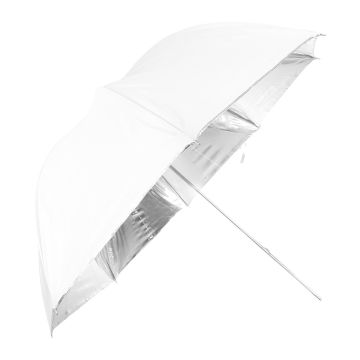 Falcon Eyes Umbrella UR-48S Silver/White 122 cm