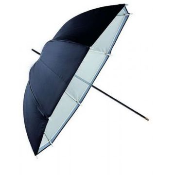 Falcon Eyes Umbrella URN-48TSB1 Transparent White + Silver/Black Cover 122 cm
