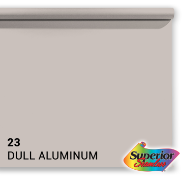 Superior Background Paper 23 Dull Aluminum 1.35 x 11m
