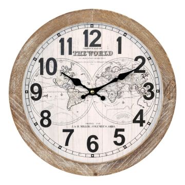 Zep Wall Art Clock Yvonne HHC535 30x6.5 cm