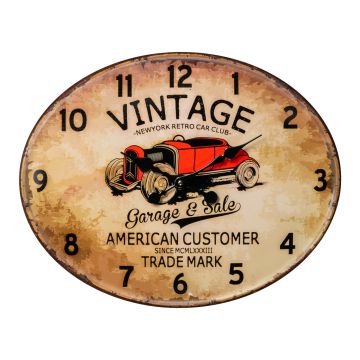 Zep Wall Art Clock Roland HHC738 39x48x2 cm