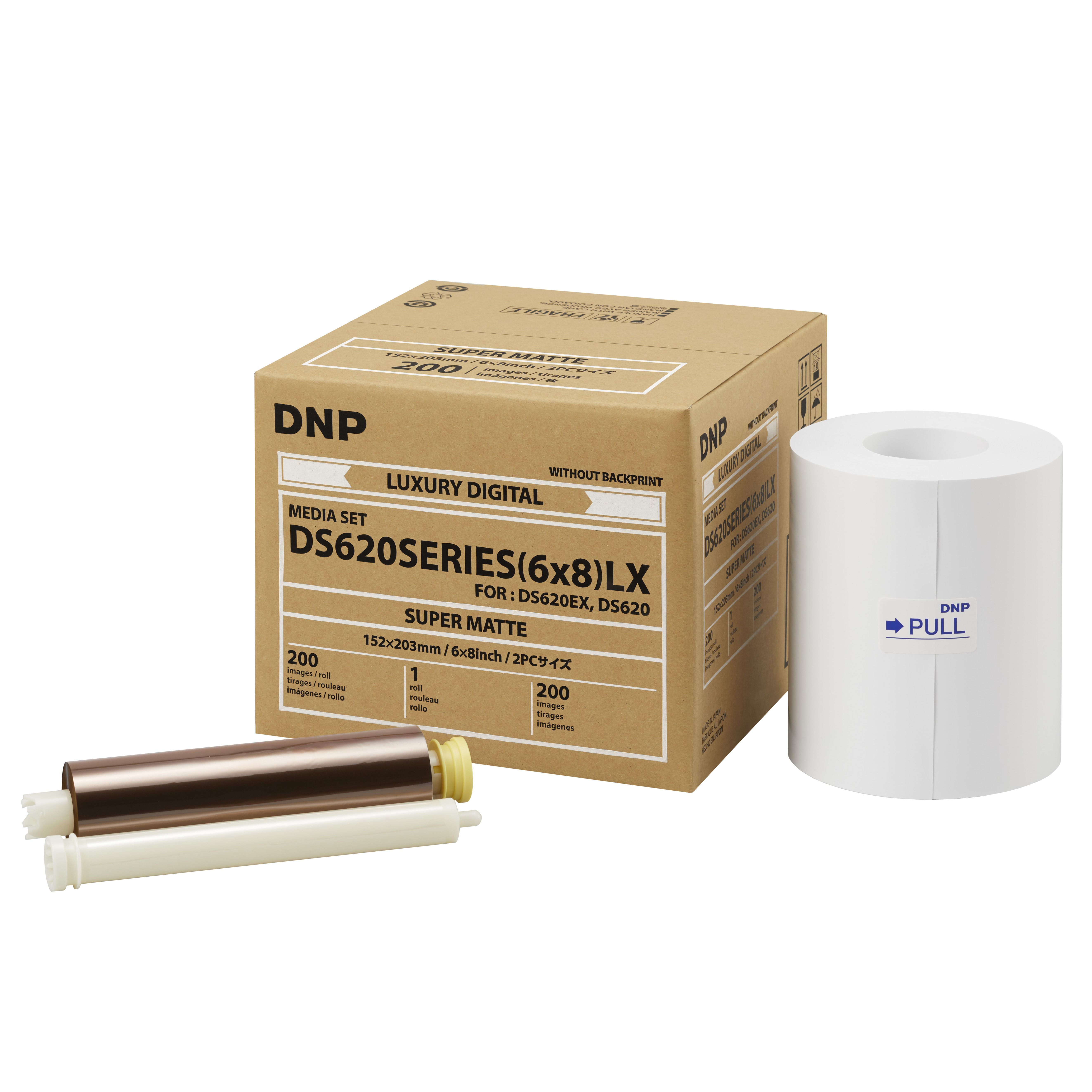 DNP Paper Super Matte 1 Roll à 200 prints 15x20 for DS620 Benel Europe