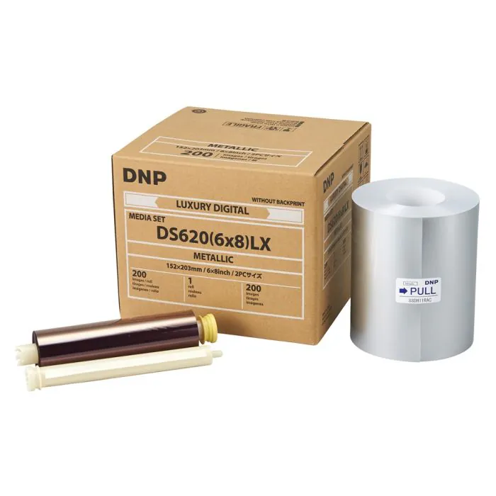 DNP Paper Metallic 1 Roll à 200 prints 15x20 for DS620 Benel Europe