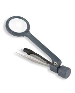 Carson MagniGrip MG-88 Magnifier with precision tweezers