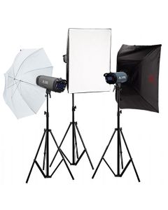 Falcon Eyes Studio Flash Set TFK-3400L with LCD Display