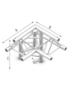 Studioking Truss Triangle 90 Degree Angle Down LeftTop Up