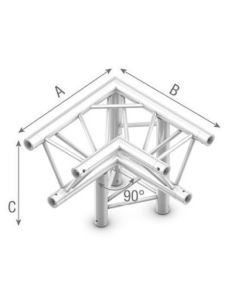 Studioking Truss Triangle 90 Degree Angle Down Right Top Down