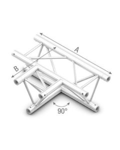 Studioking Truss Triangle Truss 90 Degree 3 Way Horizontal