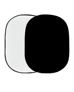 Falcon Eyes Background Board R-1482WB White/Black 148x200 cm