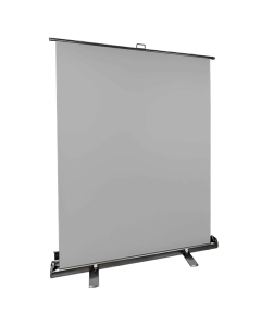 StudioKing Roll-Up Background Screen FB-150200FGR 150x200 cm Grey