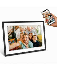 Frameo Digital Photo Frame HF-109T Black 10.1 Inch with FrameGlow