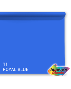 Superior Background Paper 11 Royal Blue Chroma Key 1.35 x 11m