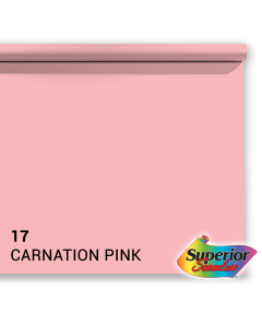 Superior Background Paper 17 Carnation Pink 1.35 x 11m